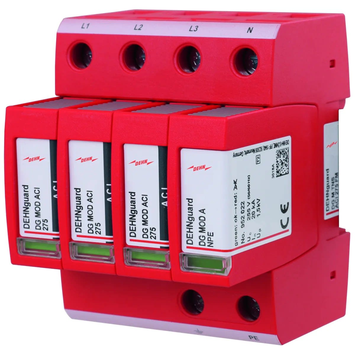 Dehn - DEHNguard parafoudre modulaire pour régimes TNS avec protection associée intégré