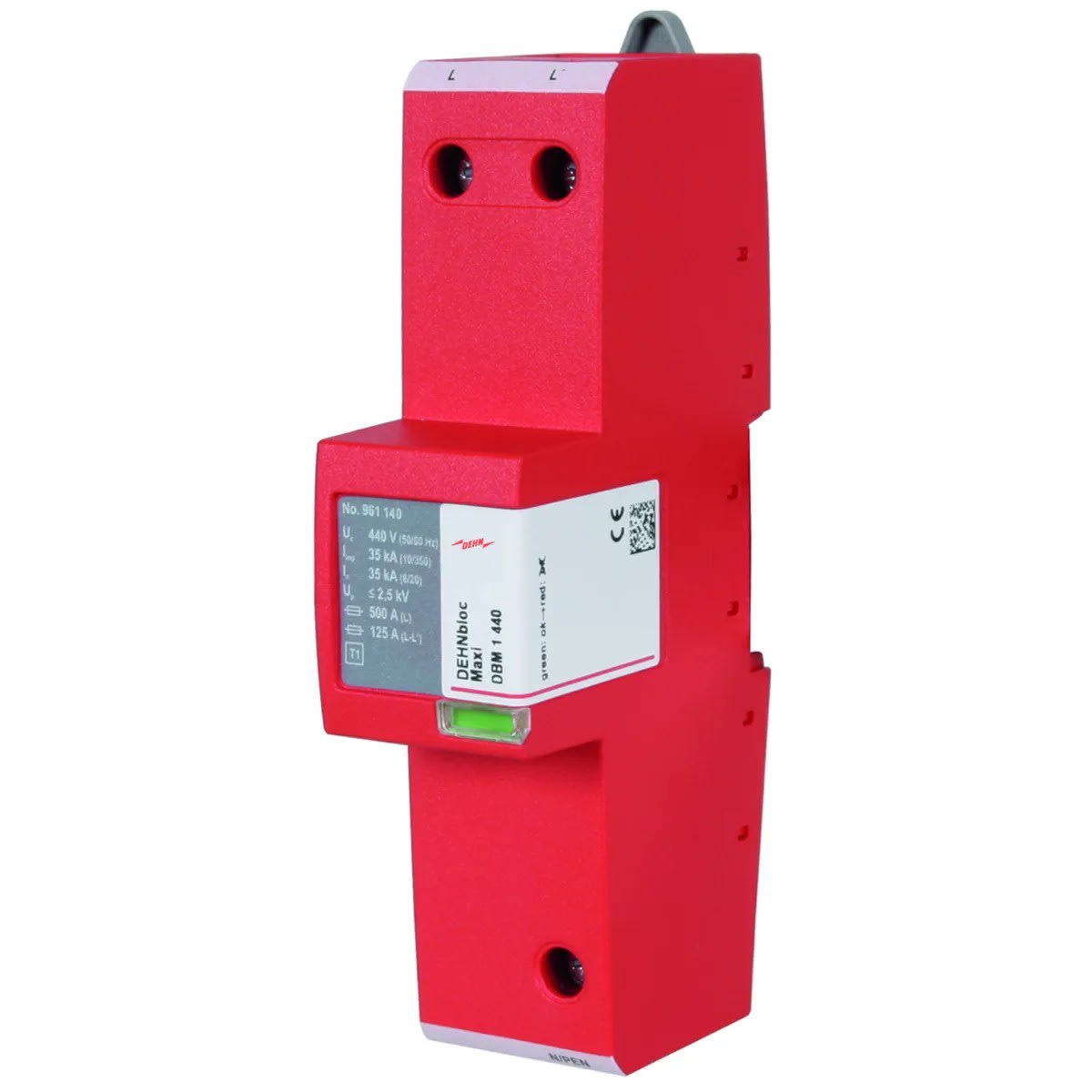 Dehn - DBM 1 440 DEHNbloc Maxi parafoudre coordonné type 1 unipolaire