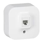 Arnould - Prise RJ45 multimédia catégorie5 saillie Profil Eco - Blanc