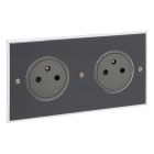 Legrand - Double Prise 2P+T Surface 16A 250V - Mémoire Cristal Art d'Arnould