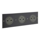 Legrand - 3 Prises de courant 2P+T Surface 16A 250V -Mémoire Cristal Art d'Arnould