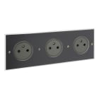 Legrand - 3 Prises de courant 2P+T Surface 16A 250V -Mémoire Cristal Art d'Arnould
