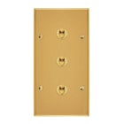 Legrand - 3 Va-et-Vient ou inter à levier 10A - Mémoire Or Brossé Art d'Arnould