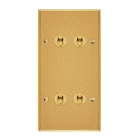 Legrand - 4 Va-et-Vient ou inter à levier 10A - Mémoire Or Brossé Art d'Arnould