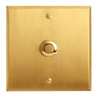 Legrand - Poussoir bouton rond 2A - Mémoire Or Brossé Art d'Arnould