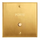 Legrand - Poussoir lumineux "Porte" - Mémoire Or Brossé Art d'Arnould