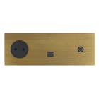Legrand - Prise 2P+T, Prise RJ45 et Prise télévision - Epure Bronze Art d'Arnould