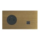 Legrand - Prise de courant 2P+T et Prise RJ45 - Epure Bronze Art d'Arnould