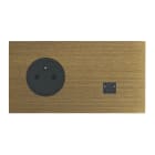 Legrand - Prise de courant 2P+T et Prise RJ45 - Epure Bronze Art d'Arnould