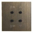 Legrand - Art d'Arnould univers Epure interrupteur lumière et volets MyHOME_Up - bronze