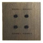 Legrand - Art d'Arnould univers Epure commande 4 scénarios MyHOME_Up - bronze