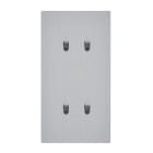 Legrand - Art d'Arnould univers Epure quatre va-et-vient ou interrupteur - acier brossé