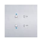 Legrand - Art d'Arnould univers Epure interrupteur lumière MyHOME_Up - acier brossé