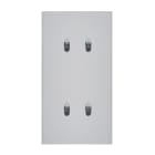 Legrand - Quatre Va-et-Vient ou interrupteur - Epure Acier Satin Art d'Arnould