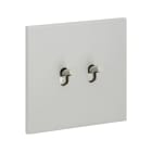 Legrand - Art d'Arnould univers Epure double poussoir - acier satin