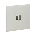 Legrand - Prise Double USB 3A - Epure Acier Satin Art d'Arnould