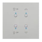 Legrand - Art d'Arnould univers Epure inter lumière et volets MyHOME_Up - acier satin