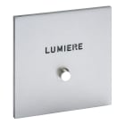 Legrand - Poussoir lumineux "Lumière" - Epure Acier Satin Art d'Arnould