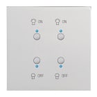 Legrand - Art d'Arnould univers Epure interrupteur double lumière MyHOME_Up - acier miroir