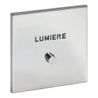 Legrand - Poussoir lumineux "Lumière" - Epure Acier Miroir Art d'Arnould