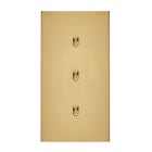 Legrand - Trois Va-et-Vient ou interrupteur - Epure Or Miroir Art d'Arnould