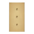 Legrand - Trois Va-et-Vient ou interrupteur - Epure Or Miroir Art d'Arnould