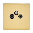 Legrand - Prise TV-FM-SAT - Epure Or Miroir Art d'Arnould