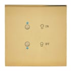 Legrand - Art d'Arnould univers Epure interrupteur lumière MyHOME_Up - or miroir