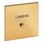 Legrand - Poussoir lumineux "Lumière" - Epure Or Miroir Art d'Arnould