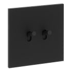Legrand - Double Va-et-Vient ou interrupteur - Epure Noir Mat Art d'Arnould