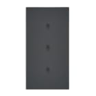 Legrand - Trois Va-et-Vient ou interrupteur - Epure Noir Mat Art d'Arnould