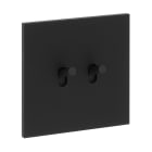 Legrand - Double Poussoir - Epure Noir Mat Art d'Arnould