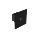 Legrand - Prise 1 USB Type-C 3A 30W Power Delivery - Epure Noir Mat Art d'Arnould