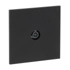 Legrand - Prise télévision simple - Epure Noir Mat Art d'Arnould