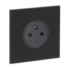 Legrand - Prise de courant 2P+T 16A 250V - Epure Noir Mat Art d'Arnould