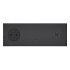 Legrand - Art d'Arnould univers Epure prise 2P+T, prise RJ45, prise télévision -noir mat