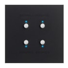 Legrand - Art d'Arnould univers Epure commande 4 scénarios MyHOME_Up - noir mat