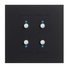 Legrand - Art d'Arnould univers Epure commande 4 scénarios MyHOME_Up - noir mat
