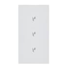 Legrand - Trois Va-et-Vient ou interrupteur - Epure Blanc Satin Art d'Arnould