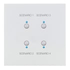Legrand - Commande 4 scénarios MyHOME_Up - Epure Blanc Satin Art d'Arnould