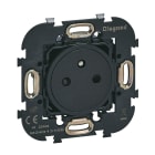 Legrand - Mécanisme Prise affleurante 2P+T - Finition Noir Mat Art d'Arnould