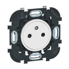 Legrand - Art d'Arnould prise 2P+T 16A 250V sans plaque - Blanc satin