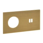 Legrand - Plaque Prise 2P+T + Prise Chargeur USB 2 postes - Epure Bronze Art d'Arnould