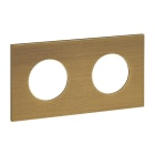 Legrand - Plaque Double Prise 2P+T - Epure Bronze Art d'Arnould