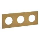 Legrand - Plaque Triple Prise 2P+T - Epure Bronze Art d'Arnould