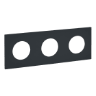 Legrand - Plaque Triple Prise 2P+T - Epure Noir Mat Art d'Arnould