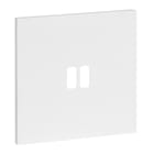 Legrand - Plaque 1 Poste pour USB - Epure Blanc Satin Art d'Arnould