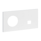 Legrand - Plaque Prise 2P+T + RJ45 Cat 6 FTP 2 postes - Epure Blanc Satin Art d'Arnould