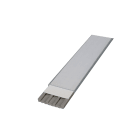 SES Sterling - Porte-étiquettes PLIO-30 lg.40mm + ADH perm