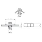 SES Sterling - Socle à rivet K 50-36